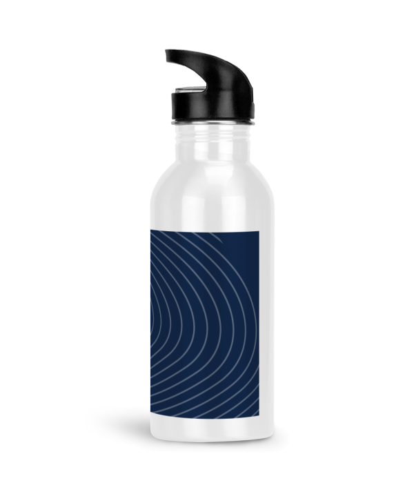 Gym Fitness Water Bottle 600ml Gym Bottle - Blue - Image 3