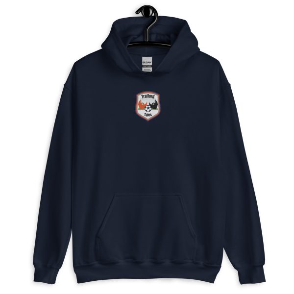 Trafford Tales Embroidered Hoodie Dark - Image 3